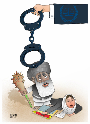 Cartoon: Arrest of Taliban leaders! (medium) by Shahid Atiq tagged afghanistan