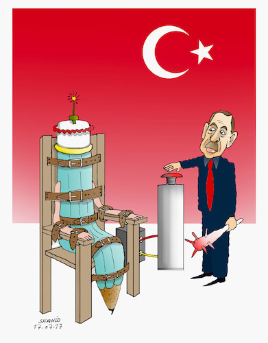Cartoon: Death Penalty Turkey! (medium) by Shahid Atiq tagged trukey