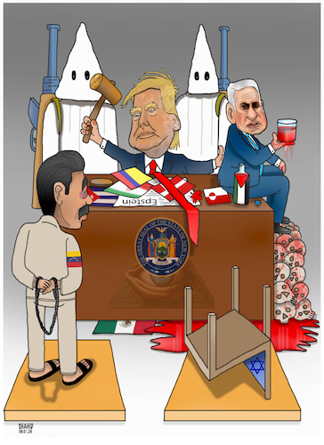 Cartoon: Epstein file! (medium) by Shahid Atiq tagged world