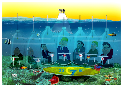 Cartoon: G7 in 2050 ! (medium) by Shahid Atiq tagged world