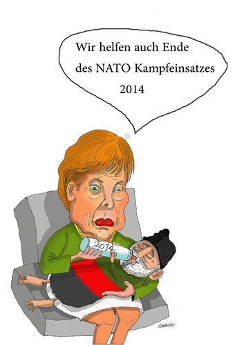 Cartoon: Germany in 2014 (medium) by Shahid Atiq tagged 0172
