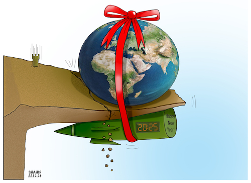 Cartoon: Save the World! (medium) by Shahid Atiq tagged world