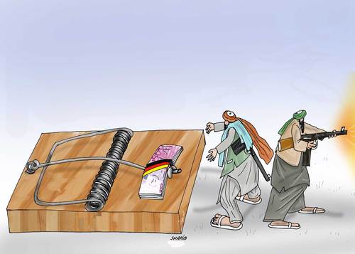 Cartoon: Taliban (medium) by Shahid Atiq tagged 0103