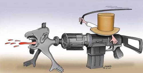 Cartoon: Taliban (medium) by Shahid Atiq tagged 0110