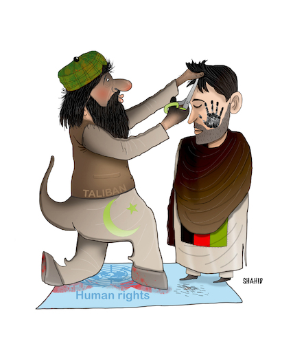 Cartoon: Youth rights ! (medium) by Shahid Atiq tagged afghanistan