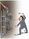 Cartoon: Afghan Refugees in Iran! (small) by Shahid Atiq tagged afghanistan
