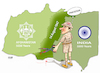Cartoon: Creation of Pakistan! (small) by Shahid Atiq tagged afghanistan
