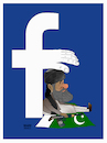 Cartoon: Facebook Hand !!! (small) by Shahid Atiq tagged afghanistan