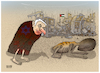 Cartoon: Bibi Scavenger ! (small) by Shahid Atiq tagged palestine