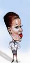 Cartoon: Michelle Obama (small) by Shahid Atiq tagged 092