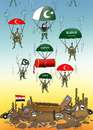 Cartoon: Saudi deployed troops to Syria (small) by Shahid Atiq tagged afghanistan,kabul,isis,terrorism,taliban,turkey,iran,pakistan