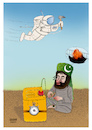 Cartoon: Scientific achievement and reli! (small) by Shahid Atiq tagged afghanistan