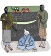 Cartoon: Taliban (small) by Shahid Atiq tagged 0169