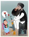 Cartoon: Taliban ban  girls education! (small) by Shahid Atiq tagged afghanistan