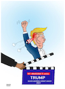 Cartoon: Trump Shooting 2024 ! (small) by Shahid Atiq tagged usa