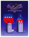 Cartoon: U.S. Presidential Election ! (small) by Shahid Atiq tagged usa