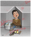 Cartoon: War and poverty ! (small) by Shahid Atiq tagged afghanistan