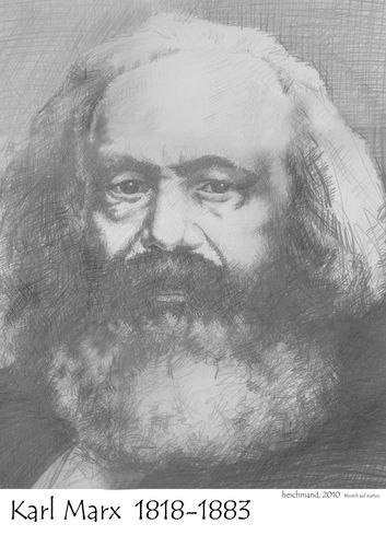 Cartoon: Karl Marx (medium) by heschmand tagged karl,marx