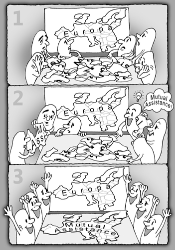 Cartoon: puzzle (medium) by gonopolsky tagged europe,crisis,unity