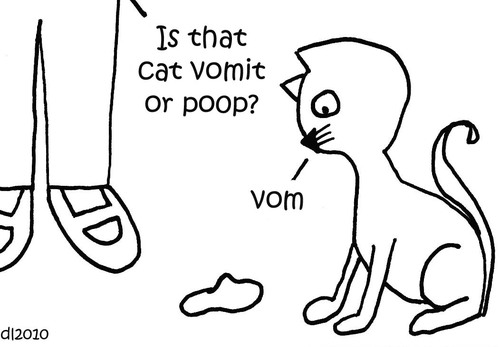 Cartoon: Gross But Cute (medium) by Deborah Leigh tagged grossbutcute,deborahleigh,cat,kitty,cute,feline,bw