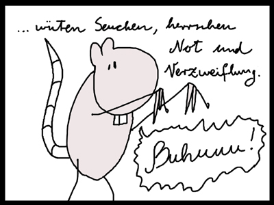 Cartoon: Ratten - Die Vorgeschichte (medium) by Frank_Sorge tagged ratten,atomkrieg