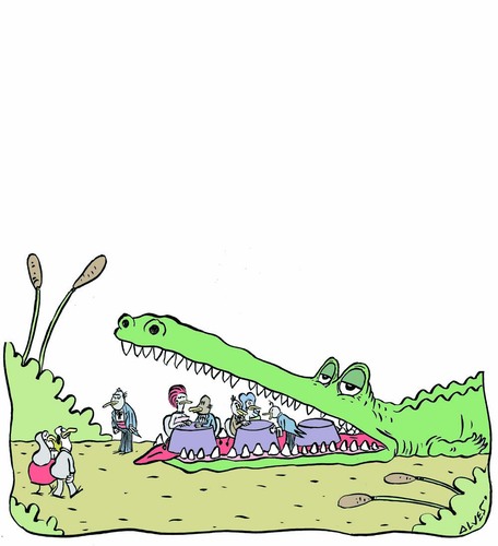 Cartoon: Lunchtime (medium) by alves tagged cartoon