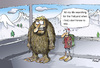 Cartoon: In search of Yeti (small) by llobet tagged yeti,jeti,meeting,search