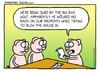 Cartoon: 3 pigs face legal action (small) by sardonic salad tagged little,pigs,big,bad,wolf,cartoon,comic,sardonic,salad