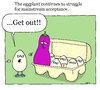 Cartoon: eggplant (small) by sardonic salad tagged eggplant cartoon comic egg sardonic salad