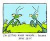 Cartoon: Mantis dinner date (small) by sardonic salad tagged mantis,date