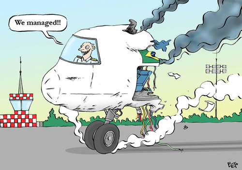 Cartoon: no panic (medium) by beto cartuns tagged flying,aviation,breakdown