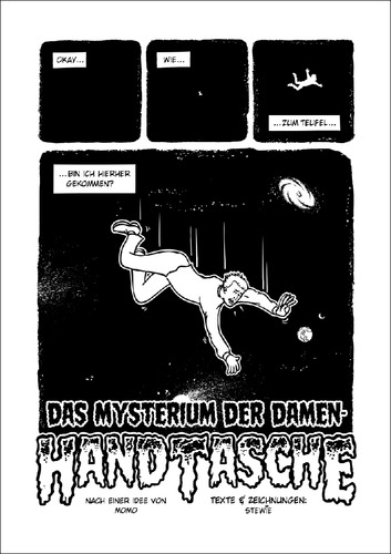 Cartoon: Das Mysterium d. Damenhandtasche (medium) by stewie tagged mysterium,damenhandtasche