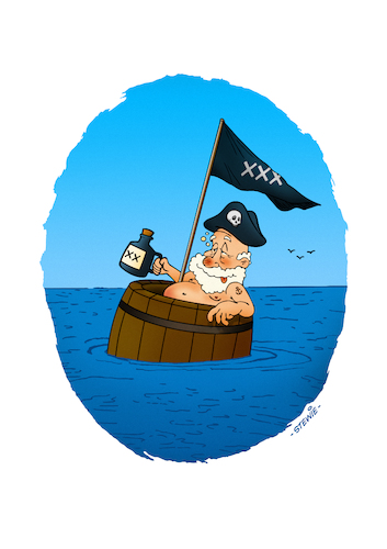 Cartoon: Pirate (medium) by stewie tagged pirate