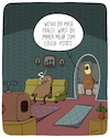 Cartoon: Couch-Potato (small) by SCHÖN BLÖD tagged couch,sofa,potato,kartoffel,mann,frau