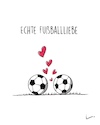 Cartoon: Fußballliebe (small) by SCHÖN BLÖD tagged liebe,herz,fußball,ball,rasen,sport,romantik,erotik
