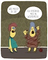 Cartoon: Verstrickung (small) by SCHÖN BLÖD tagged widersprüche,wolle,verstrickung,stricknadeln