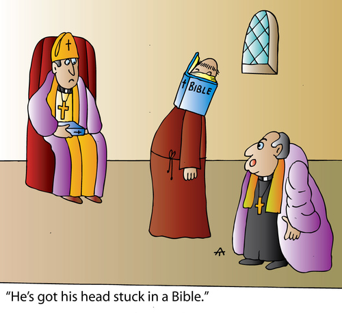 Cartoon: Bible (medium) by Alexei Talimonov tagged bible