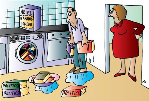 Cartoon: Books and Politics (medium) by Alexei Talimonov tagged politics,books