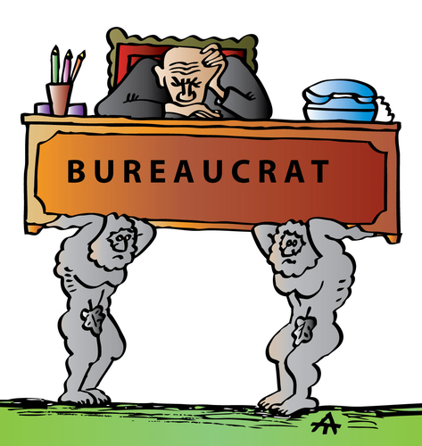 Cartoon: bureaucrat1 (medium) by Alexei Talimonov tagged bureaucrat