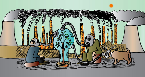 Cartoon: ecology (medium) by Alexei Talimonov tagged ecology,nature