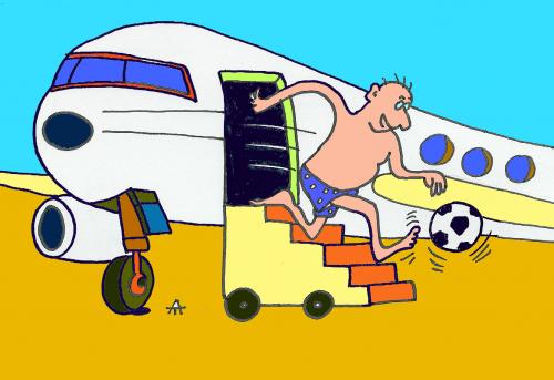 Cartoon: Football 24 (medium) by Alexei Talimonov tagged football,soccer,em,2008,european,championship