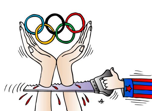 Cartoon: Olympic Games (medium) by Alexei Talimonov tagged olympic,games