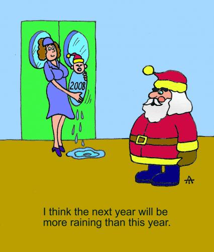 Cartoon: Santa (medium) by Alexei Talimonov tagged santa,new,year