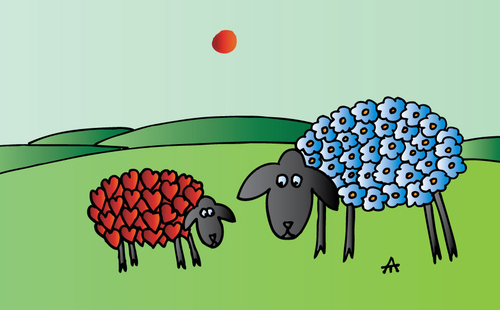 Cartoon: Sheep (medium) by Alexei Talimonov tagged sheep