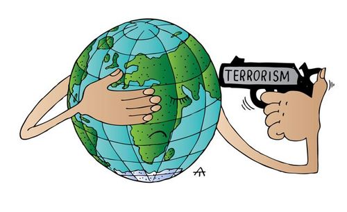 Cartoon: Terrorism (medium) by Alexei Talimonov tagged terrorim
