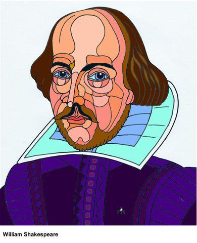 Cartoon: William Shakespeare (medium) by Alexei Talimonov tagged author,literature,books,william,shakespeare