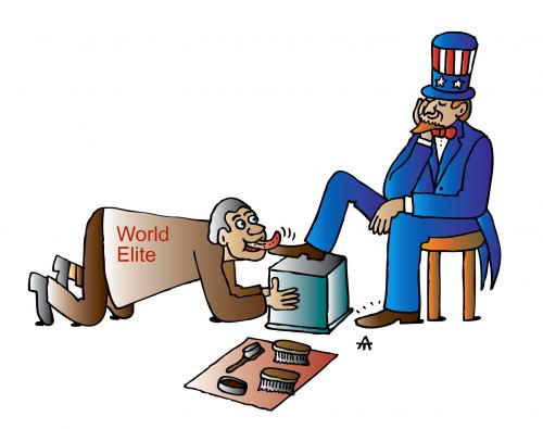 Cartoon: World Elite (medium) by Alexei Talimonov tagged world,elite,usa