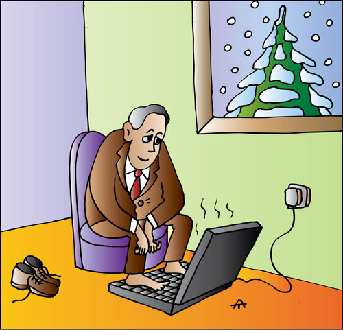 Cartoon: Xmas (medium) by Alexei Talimonov tagged xmas,christmas