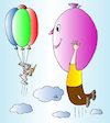 Cartoon: Balloons (small) by Alexei Talimonov tagged balloons
