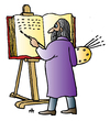 Cartoon: Book Artist (small) by Alexei Talimonov tagged book,artist